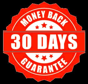 30-day money-back guarantee badge