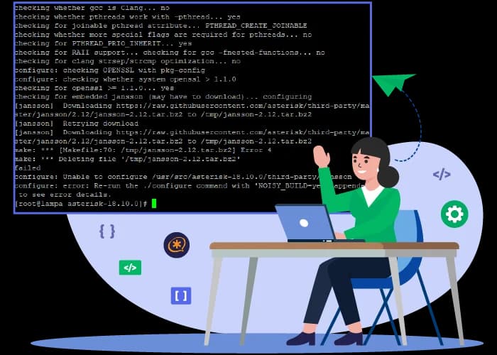 Illustration of an Asterisk development workflow